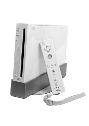 Console Wii Retrocompatible GameCube Modèle RVL-001 - Blanche